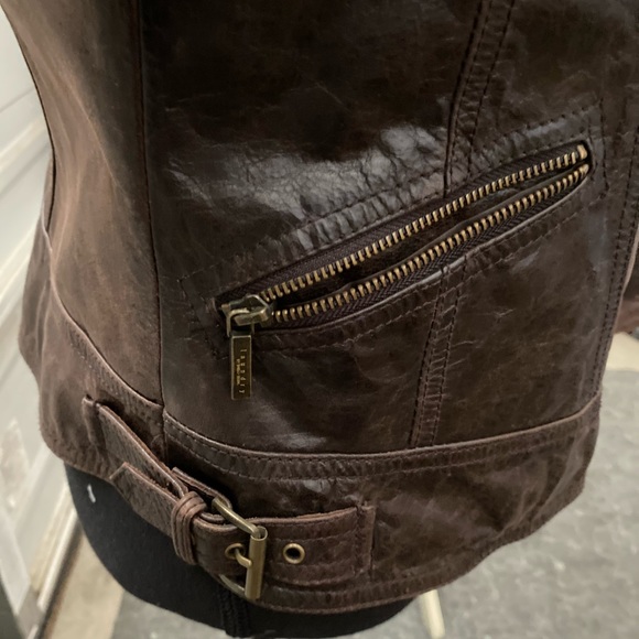 Laundry by Shelli Segal leather jacket - Picture 3 of 7